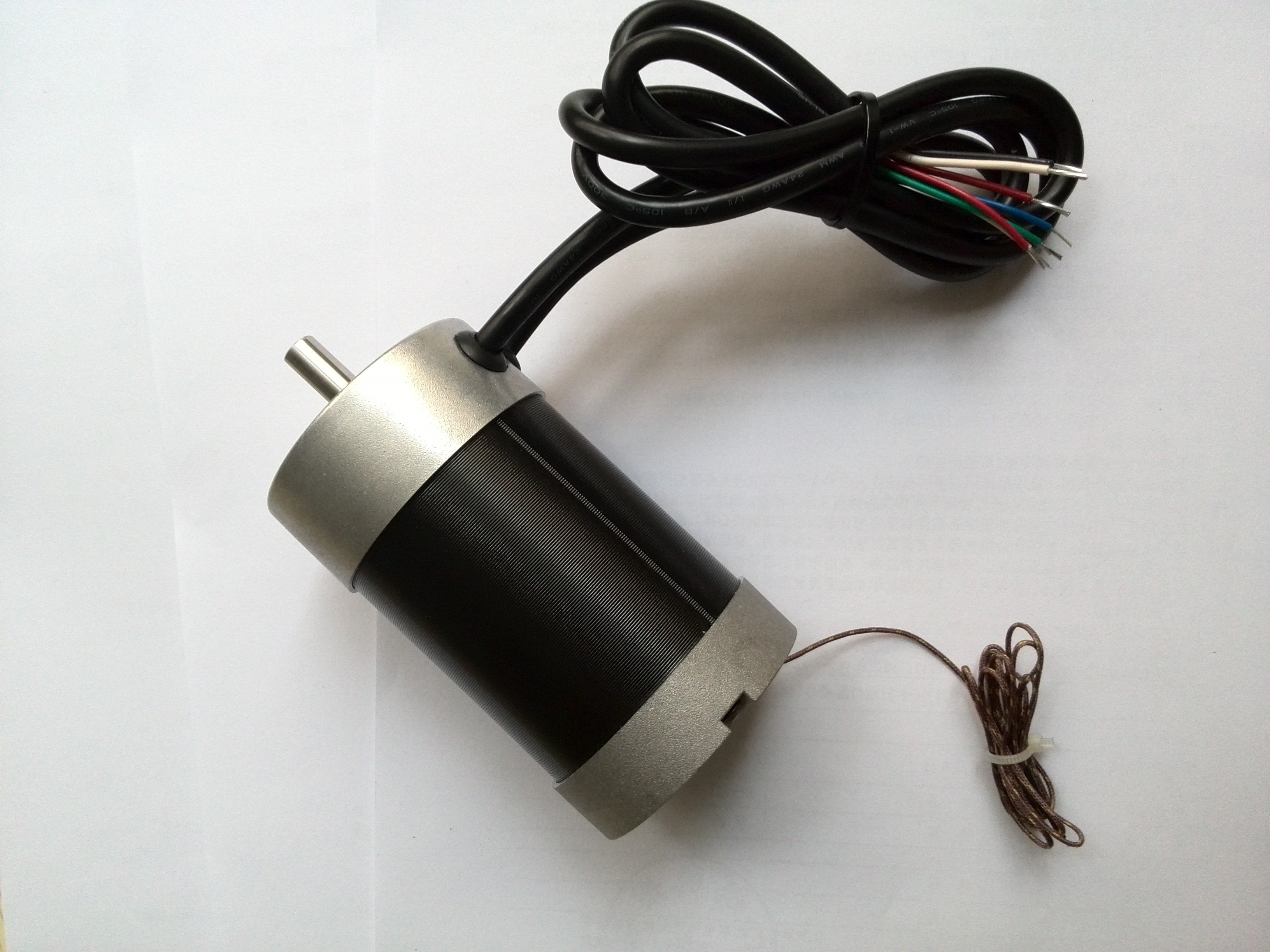 57mm Dia Brushless Direct Current Motor Low Noise Hall Effect Angle 120